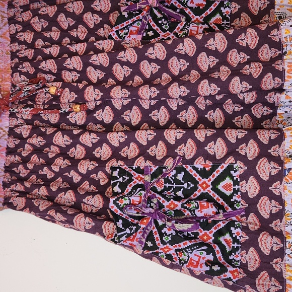 HIPPIE FOREVER Handmade Patchwork Handkerchief Pants, size OS - Picture 5 of 10